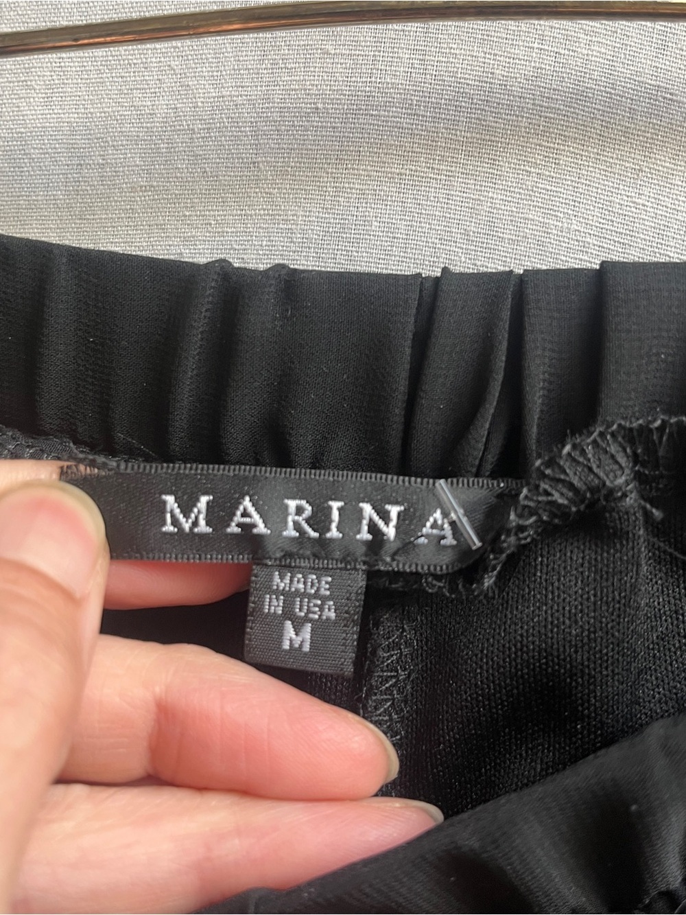 Marina Wide Leg Flyaway Palazzo Overlay Pants Skirt M - Picture 4 of 12